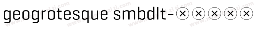 geogrotesque smbdlt字体转换